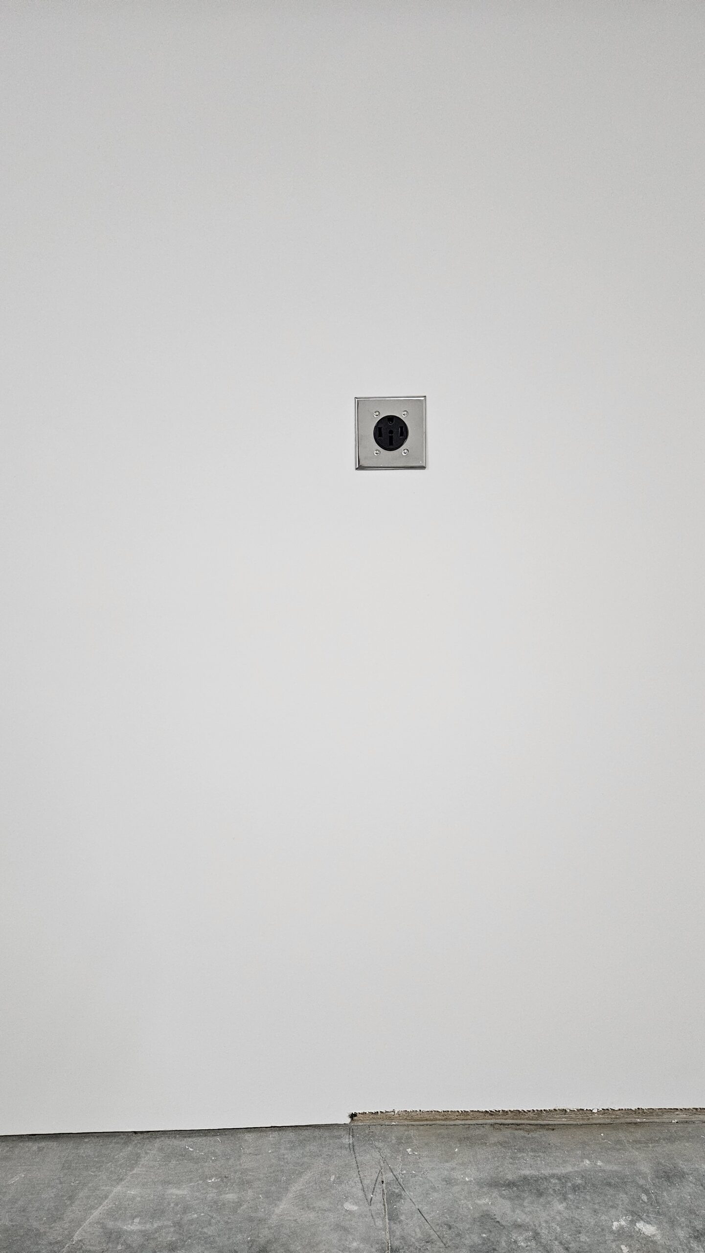 50 amp 240 volt outlet prepped for EV