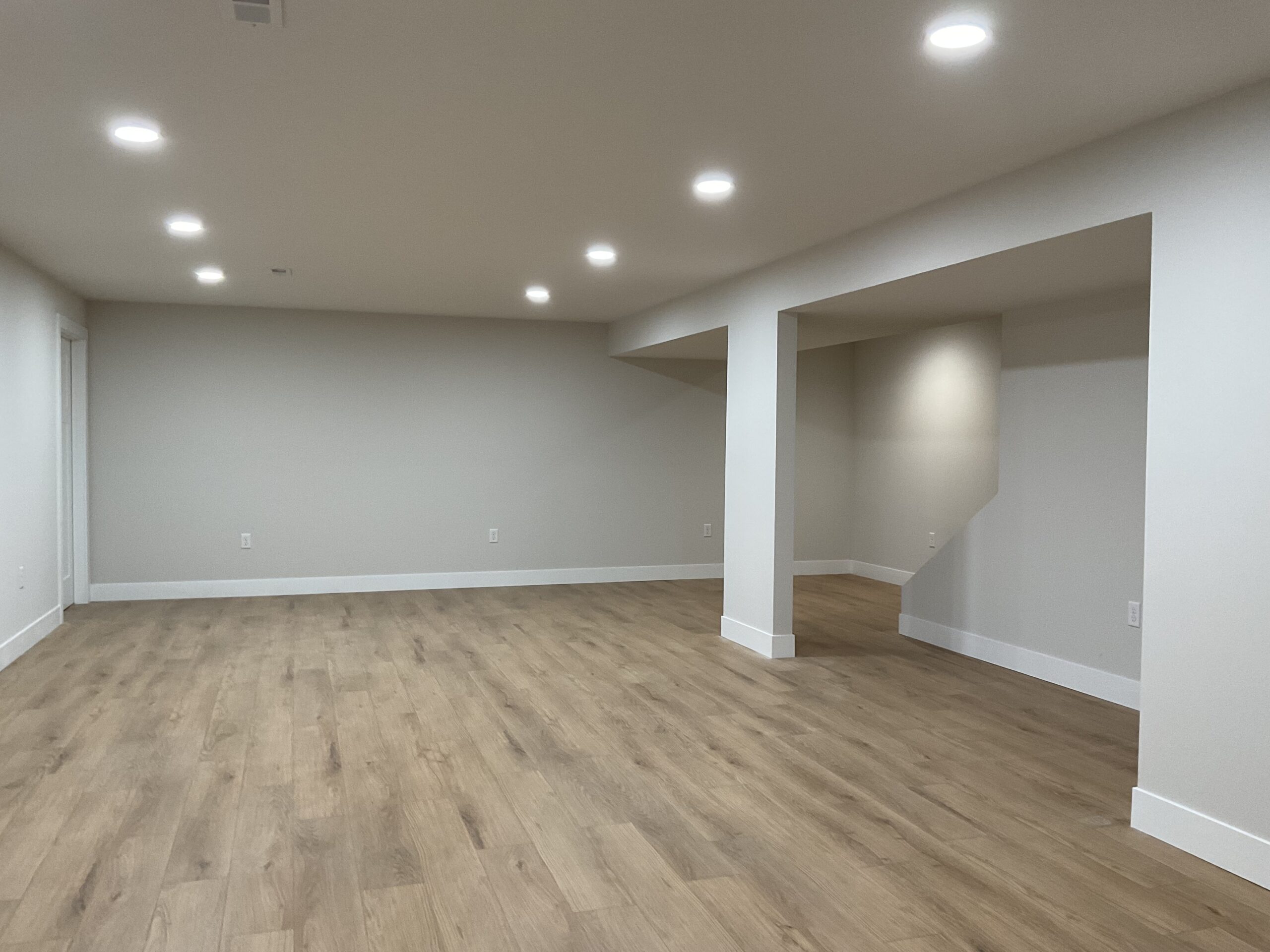 Large Family Room in Lower Level